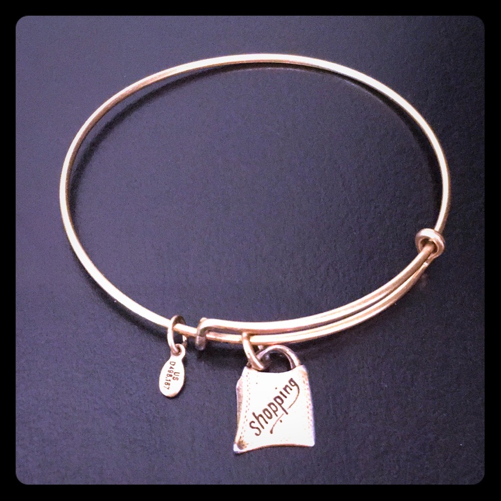 Alex and Ani Shopping Charm Bracelet